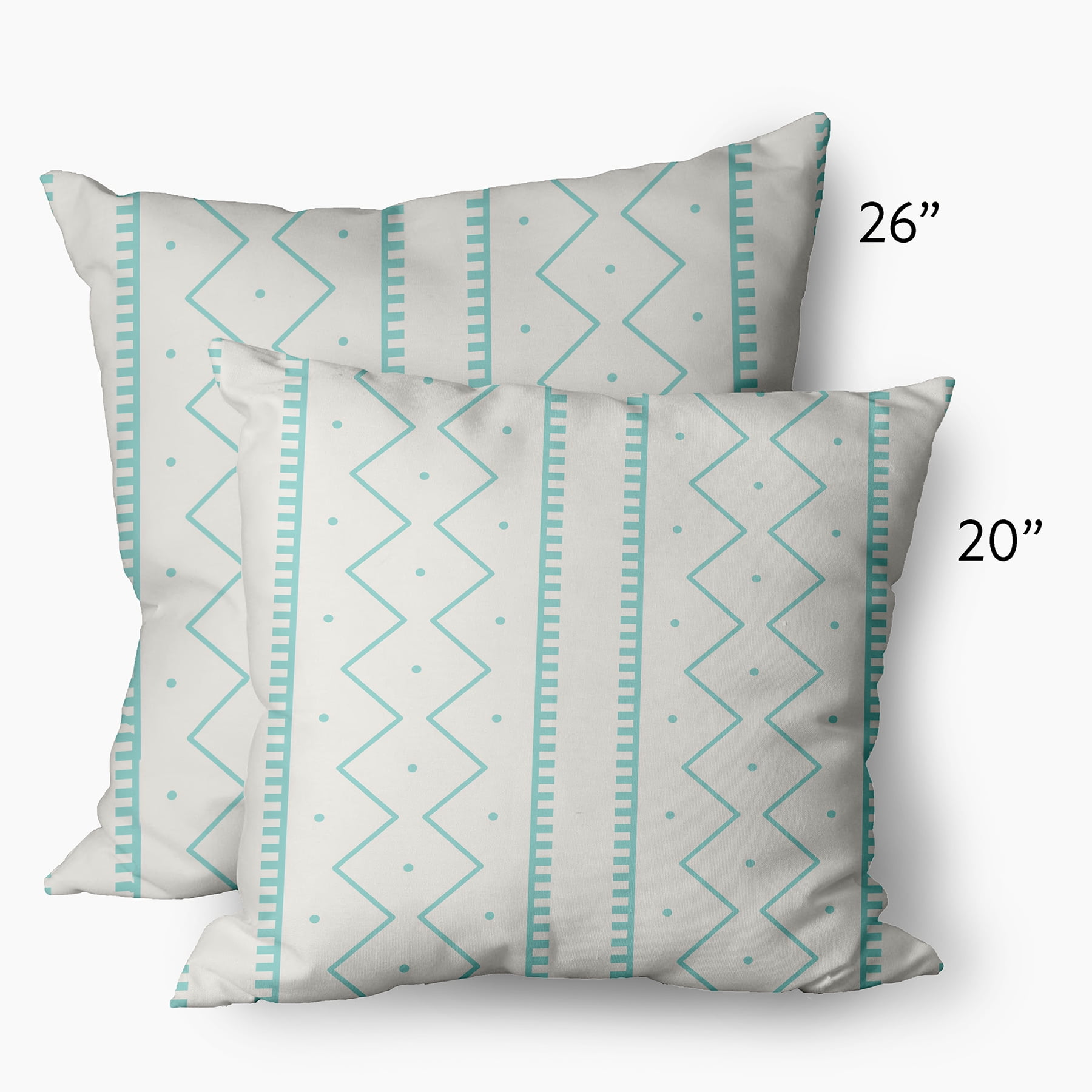 26" x 26" Simply Daisy Mudcloth Decorative Throw Pillow