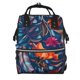 thumbnail image 1 of Disketp Tropical Flower Mochila de Pañales de Gran Capacidad con Múltiples Bolsillos, Mochila de Viaje Multifuncional para Bebé, Unisex, Moderna y Resistente, 1 of 6