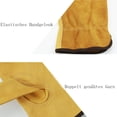 thumbnail image 3 of Cowhide Gloves, Welding Glove With Excellent Grip, Construction Use Genuine Cowhide Leather, 3 of 6