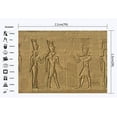 thumbnail image 2 of ABPHOTO Polyester 7x5ft Shabby Egypt Backdrop Old Egyptian Mural Painting Backdrops Ancient Pharaoh and Hieroglyphics Photography Background for Person Culture Historic Tourism Photo Studio Props, 2 of 3