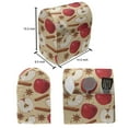 thumbnail image 4 of Fruits Stand Mixer Cover, Quartered and Halved Apples with Cinnamon Sticks and Star Anise Diet Recipe, Kitchen Appliance Organizer Bag Cover with Pockets, 5 Quarts, Beige Cinnamon Red, by Ambesonne, 4 of 4