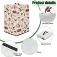 thumbnail image 6 of ZIATUBLES Coffee Tool Print Juicer Cover Canvas Kitchen Appliance Dust Cover with Top Handle Stain Resistant Countertop Decor Accessories, Size S, 8 "W x 8 "D x 17 "H, 6 of 7