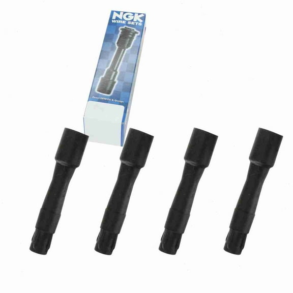 4 pc NGK 58941 Ignition Coil Boots for 02520 146033 146040 148018 175-1006 2520 35-7027 36-2001 50011 50011-1 671-6241 671-8159 702419 727419 SPB133 SPP69 SPP69E Direct Spark Plug Wire