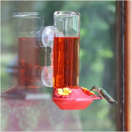 - Garden Song Window Mounted Hummingbird Feeder