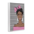 thumbnail image 2 of Stupell Industries Modern Girl with Bow & Jewel Earrings White Framed Giclee Art, 12 x 18, by Martina Pavlova, 2 of 8
