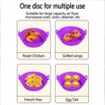 thumbnail image 6 of Taicans Air Fryer Silicone Liners,Air Fryer Silicone Liners Pot,Reusable Oven Microwave Accessories,Replacement of Flammable Parchment Paper,Baking Tray Oven Accessories 5.3 x 7.1 x 2 In Purple, 6 of 7