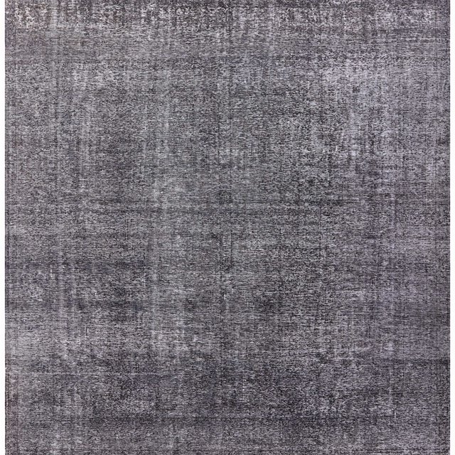 Ahgly Company Tapis d'Intérieur Lavable en Machine Carré Industriel Moderne Doré Foncé, 6 Pieds Carré