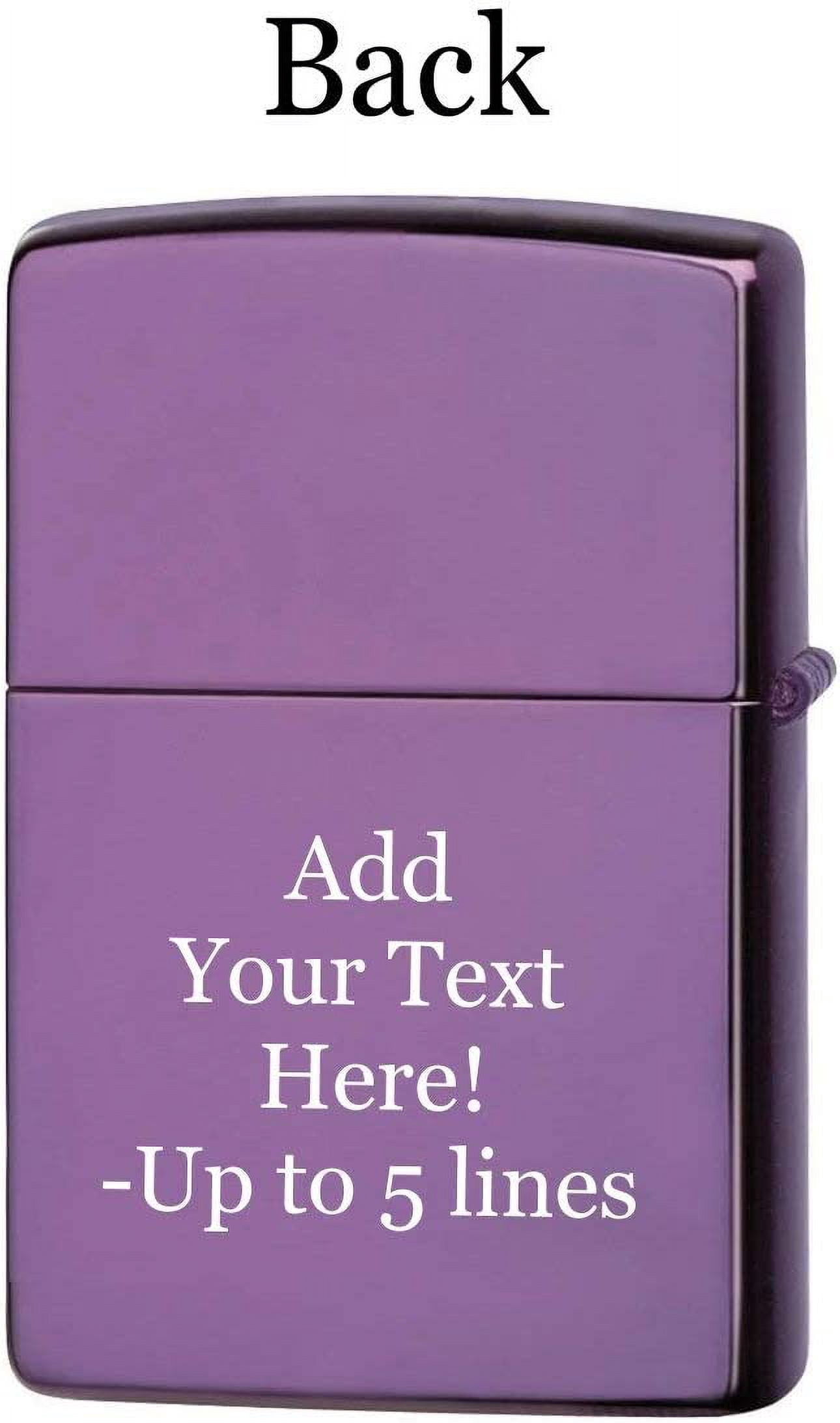 Zippo Lighter -Anne Stokes Collection High Polish Purple Ascendance Angel Z5201