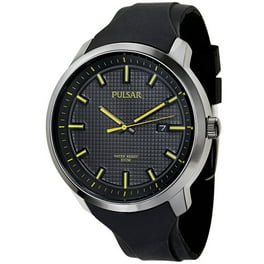 Pulsar PZ5001 Men s On The Go Solar Blue Dial Steel Bracelet Chronograph Power Reserve Watch Walmart