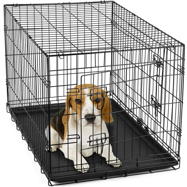 Paws & Pals Wire Dog Crate with Tray (24inch) (Small)