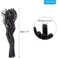 thumbnail image 2 of PATIKIL 28CM/11Inch Rattan Reed Diffuser Sticks, 50 Pcs Rattan Wavy Refill Stick Aroma Fragrance Replacement for Home Hotel Office Party Wedding, Black, 2 of 7