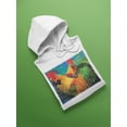 thumbnail image 3 of Image Conscious Elegant Roosters Hoodie Womens -Porter Hastings Designs, Female x-Large, 3 of 4