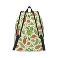 thumbnail image 2 of Bixox Finger Lime Fruits Printing Canvas Backpack Lightweight Casual Travel Backpack School Backpack Fits 15.6 Inch Notebook, 2 of 5