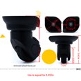 thumbnail image 3 of Jumpingount Rueda de equipaje de nailon de 2 piezas, resistente, de bajo ruido, giratoria, para reparación, Estuche de viaje, maleta, accesorios de pieza de Viajes, Equipaje y Accesorios Varios Jumpingount AP015379-00, 3 of 6