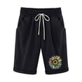 thumbnail image 1 of Pantalones Cortos Casuales para Mujer Día de la Independencia Impreso Elástico de la Cintura, Pantalones Cortos de Verano para Mujeres, 1 of 4