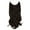 Dark Brown, variant on Women Invisible Wire Hair Extensions Hidden No Clip Natural Hair Extensions Long Soft Silky Straight Curly Hairpiece Wavy Hidden Hair Extension Synthetic Hairpieces 18-22 inch Hairpiece