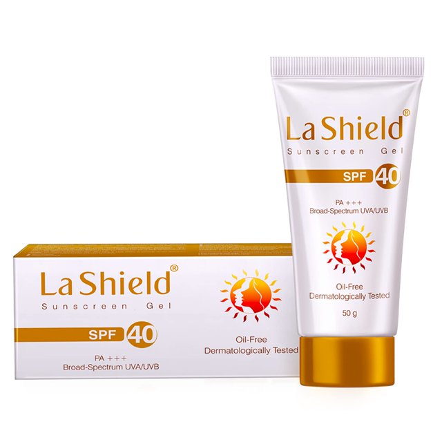La Shield SPF 40 & PA+++ Mineral Based Sunscreen Gel Suitable For All