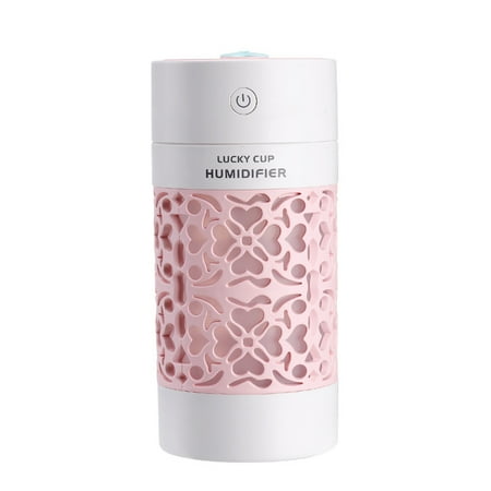 

Mini USB Humidifier Essential Oil Aroma Diffuser Air Aromatherapy for Home Office Car (Pink)