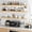 Oak, variant on 48 Inch Floating Shelves - Rustic Black Fireplace Mantel Shelf - Deep Wall Mounted Wood Storage Shelf for Bedroom, Kitchen, Farmhouse - 1 Pack
