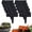 Black2, variant on Piece Imitation Stone Garden Fence, No Dig Interlocking Landscape Edging with Stakes, Decorative Lawn Border for Flower Beds, Yard