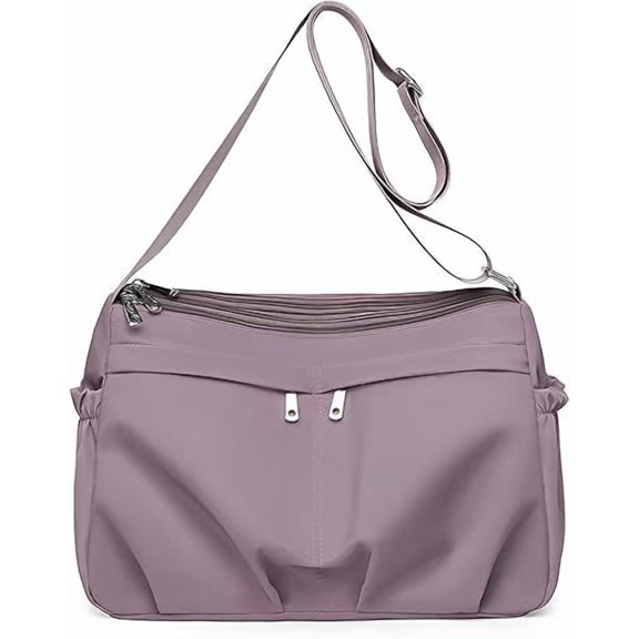 KXF Crossbody Bags for Women Waterproof Multi-Pocket Nylon Crossboby Purse Medium Purses Shoulder Handbags
