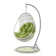 thumbnail image 2 of Cojín de asiento de cesta colgante para columpio, silla de hamaca de huevo colgante gruesa para el hogar, jardín, mecedora, sin silla Fivean unisex, 2 of 2