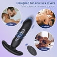 thumbnail image 4 of Thrusting Vibration Anal Plug Wireless Remote Control For Men Dildo Prostate Massager Butt Plug Sex Toys Goods For Adults 18, 4 of 5