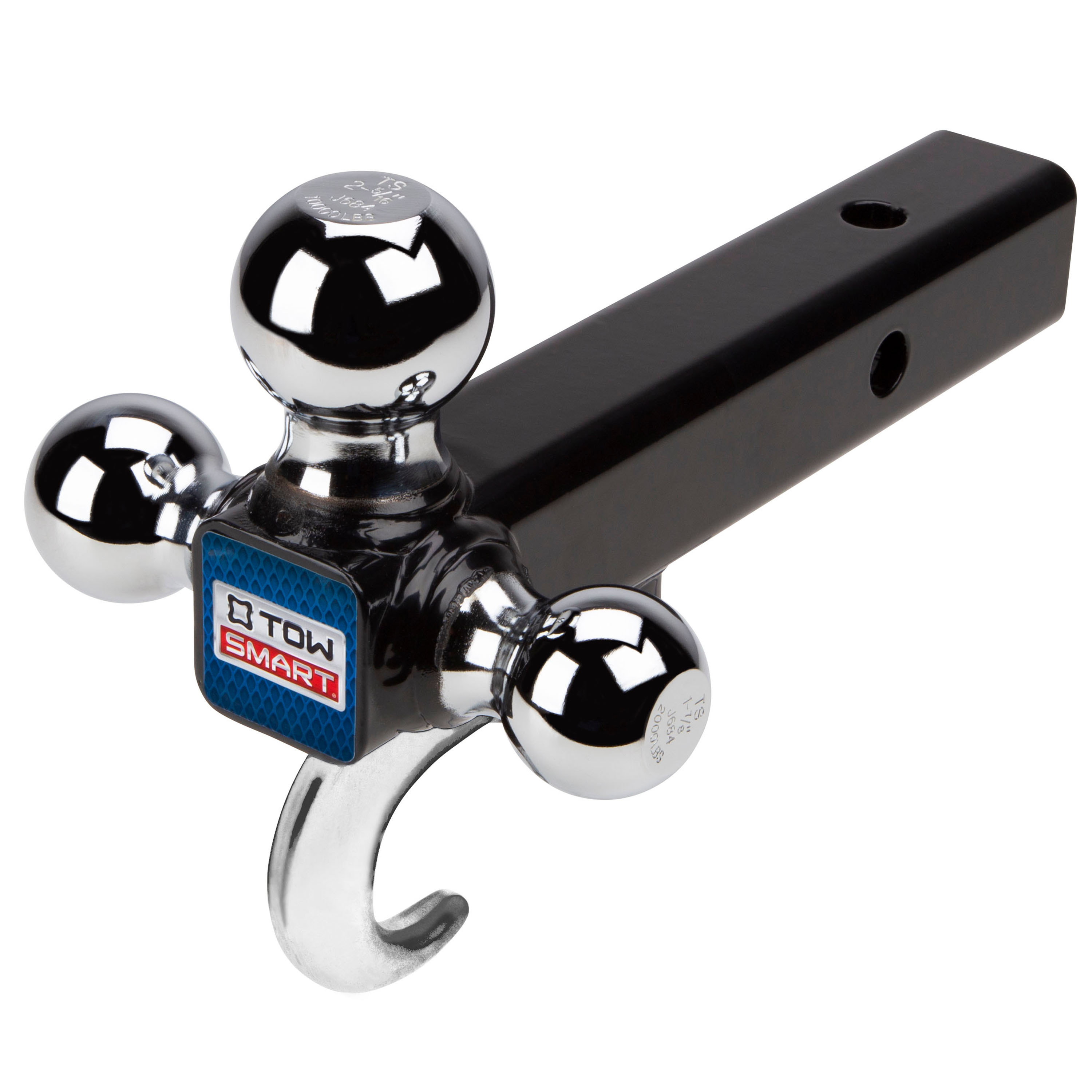 TowSmart Class III & Class IV TriBall Mount with Hook 7184 Walmart