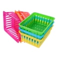 thumbnail image 5 of 6Pcs Small Plastic Pencil Baskets Classroom Desk Organizers Colorful Storage Trays Utility Bins for Classroom Office Home School Supplies, 5 of 5