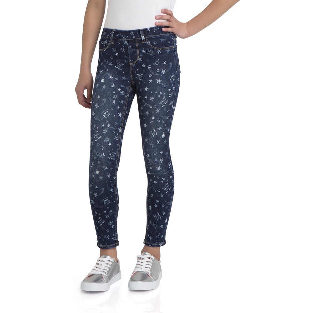 Wonder Nation Wonder Nation Printed PullOn Jegging Jean (Little