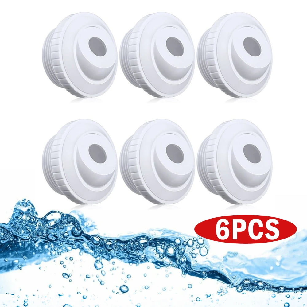 6 Pieces Pool Jet Nozzles Pool Return Jet Parts Fittings