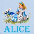 thumbnail image 2 of CafePress - ALICE IN WONDERLAND BLUE Infant Bodysuit - Baby Light Bodysuit, Size Newborn - 24 Months, 2 of 4