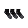 thumbnail image 3 of Hanes Absolute Active Men’s Cushioned Ankle Socks Pack, 3-Pack, Moisture Wicking Black 6-12, 3 of 3