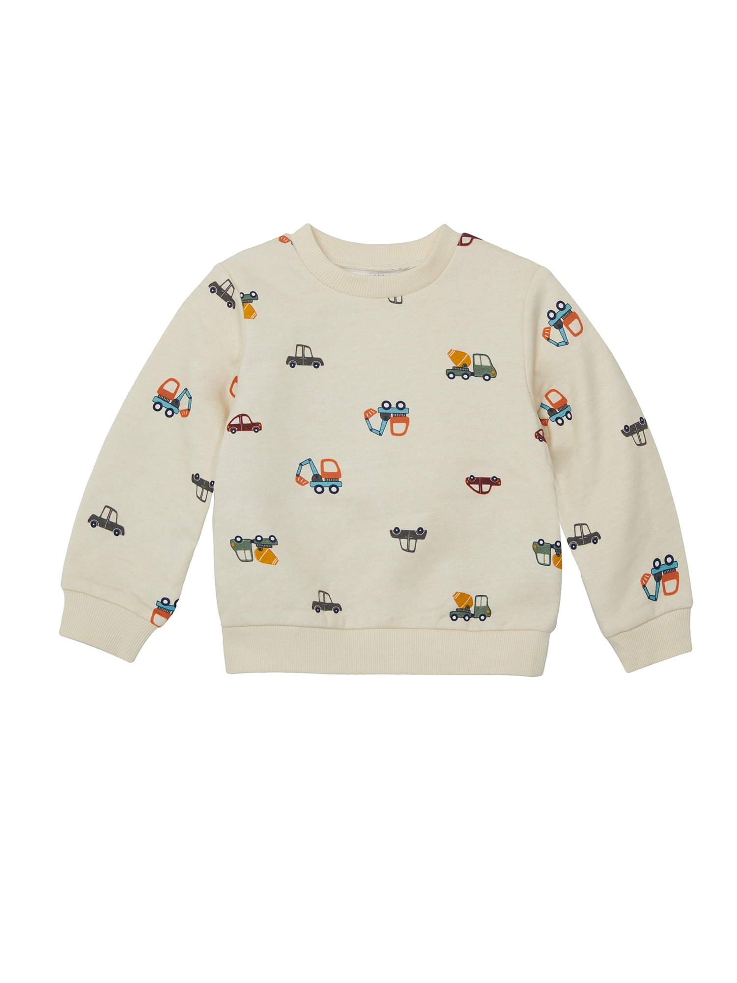 Wonderluxe Baby Boys' Long Sleeve Fleece Sweatshirt and Jogger, 3-Piece Set, Sizes 0-3M-24M