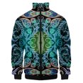 thumbnail image 3 of Nueva chaqueta de lujo con estampado dorado para hombre y mujer, chaqueta bomber para hombre y mujer, chaqueta con bolsillos y cremallera, abrigo de manga larga, chaquetas de primavera, 3 of 5