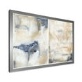 thumbnail image 2 of Designart 'Abstract Gold Beige Pink and Dark Pastel Strokes' Modern Framed Art Print, 2 of 4