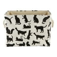 thumbnail image 2 of Bone Dry Pet Storage Collection with Soft Rope Handles, Large Rectangle, 17.5x12x15", Cat's Meow, 2 of 4