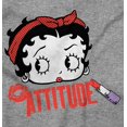 thumbnail image 2 of Betty Boop Attitude Cartoon Character Women's T Shirt Ladies Tee Brisco Brands S, 2 of 5