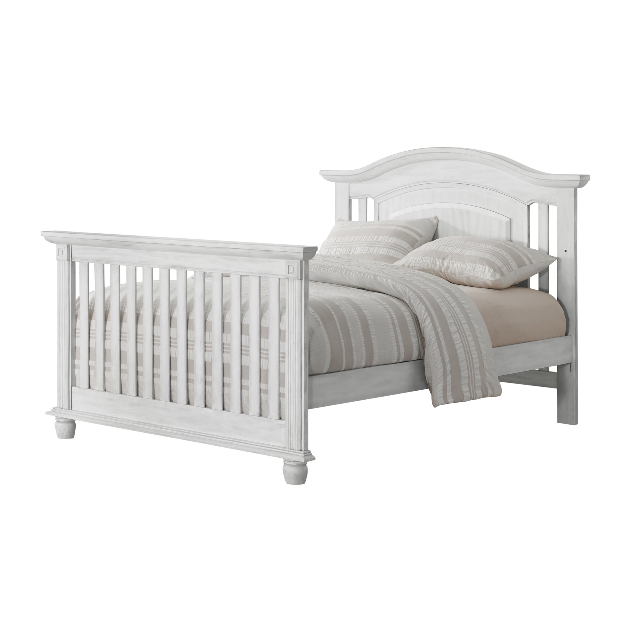 Oxford Baby London Lane 4-in-1 Convertible Crib, Vintage White