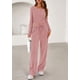 thumbnail image 2 of Conjunto de Dos Piezas para Mujer PRETTYGARDEN Rosa Manga Larga Talle S, 2 of 8