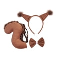 thumbnail image 3 of Kit de disfraz de cola de animal, diadema de cosplay para festival, escenario, cumpleaños café, 3 of 8