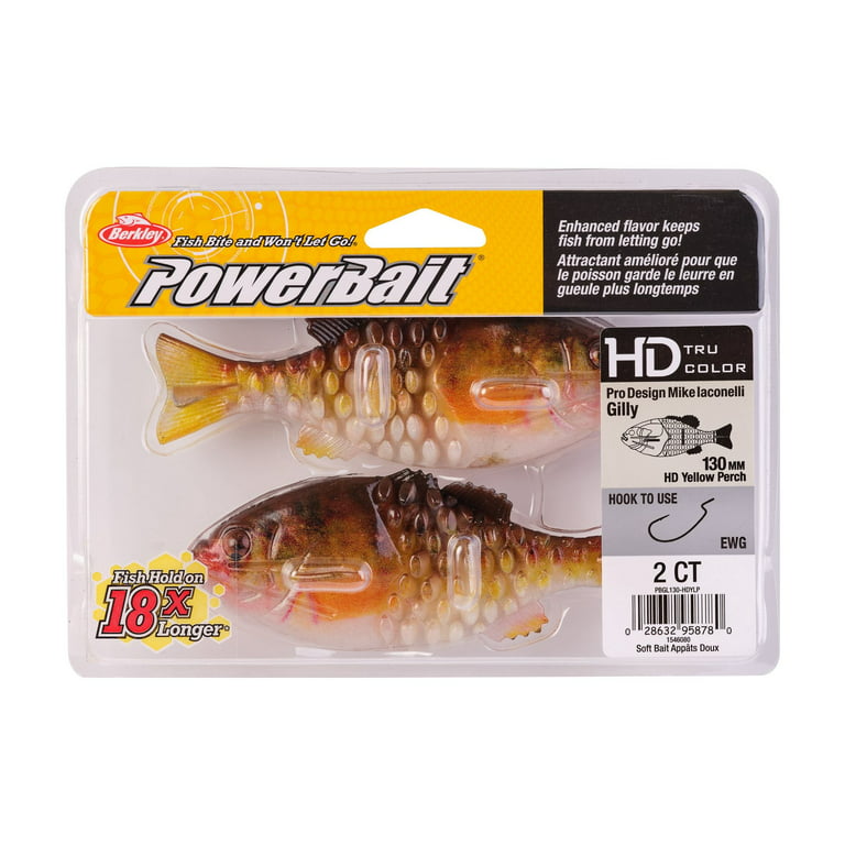 Berkley PowerBait® Gilly Soft Bait - HD Yellow Perch 