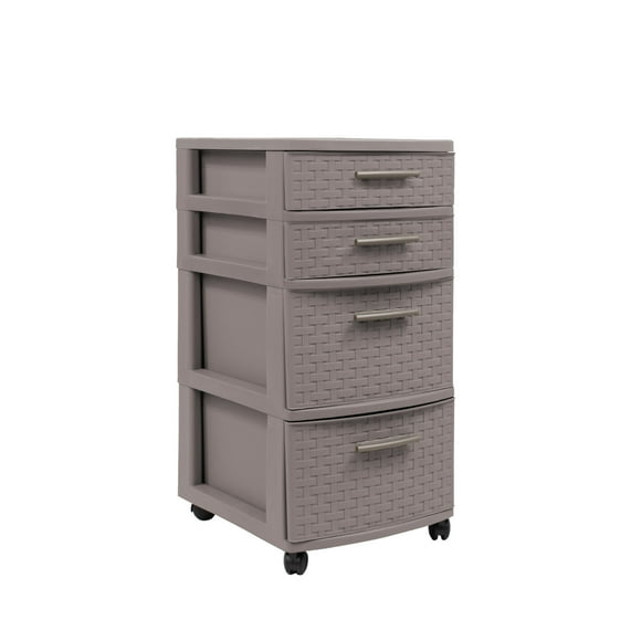 Cajonera Organizador Multiusos 4 Niveles Taupe Mq