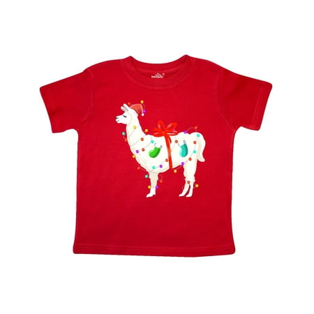 

Inktastic Christmas Holiday Llama Gift Toddler Boy or Toddler Girl T-Shirt