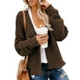 thumbnail image 2 of Lindreshi Winter Sweaters for Women Women's Autumn and Winter Casual Loose Warm Knitting Cardigan Solid Color Sweater Cardigan, 2 of 6