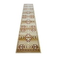 thumbnail image 2 of Emma + Oliver 2x11 Olefin Accent Runner with Southwestern Geometric Arrow Design in Brown, Black, Beige & Ivory and Natural Jute Backing, 2 of 6