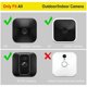 thumbnail image 2 of Camera Protective Case with Hat Brim Camera Case Housing Anti-Scratch Dustproof for Blink Outdoor/In, 2 of 5