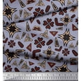thumbnail image 3 of Soimoi Rayon Fabric Flower Artistic Printed Fabric 1 Yard 56 Inch Wide, 3 of 3