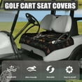 thumbnail image 3 of Renewold Golf Cart Seat Cover with 4 Pockets Sweat Absorption Comfortable Golf Cart Seat Towel Blanket Easy to Install Washable for Women Men, Deer American Flag Camo, 3 of 7