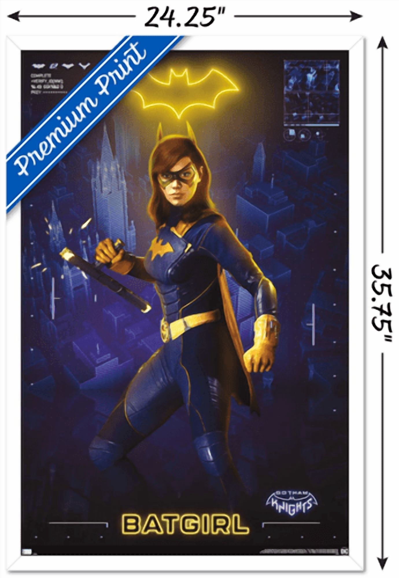 DC Comics Gotham Knights - Batgirl Wall Poster, 22.375" x 34" Framed